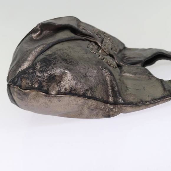 Salvatore Ferragamo Hand Bag Leather Gold Tone Auth bs15051 - Picture 3 of 16